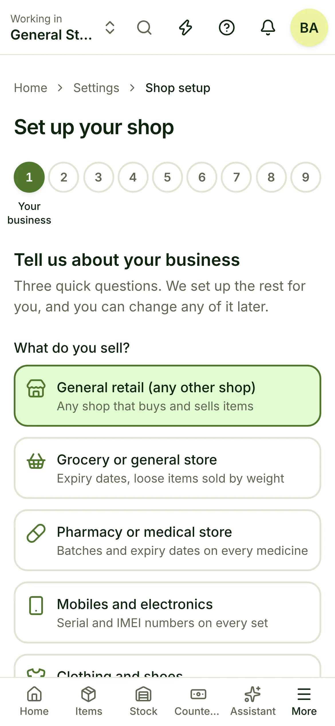 The setup mentor checklist for a brand-new shop